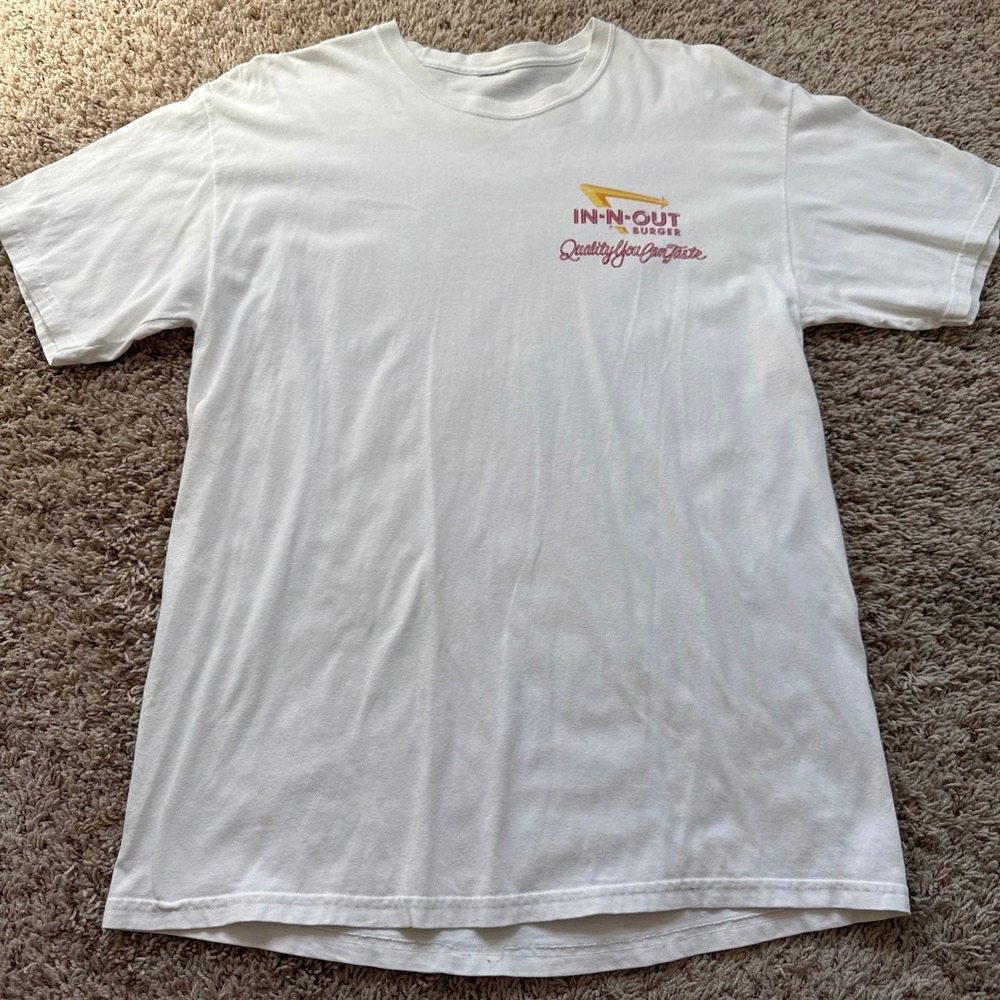 In-N-Out Burger Vintage Drive-In Graphic T-Shirt White Medium Mens Classic Tee